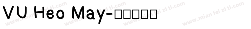VU Heo May字体转换